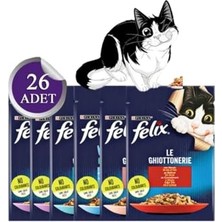 Larskas Yeni 85 gr Karışık Kedi Maması 26 Adet