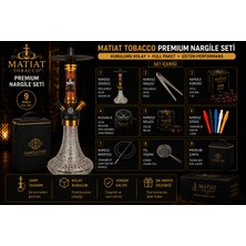 Matiat Tobacco Mt-04 GOLD BRONZ MAVİ Nargile Takımı – Modern & Şık Tasarım