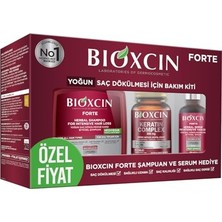 Larskas Bioxcin Forte Yoğun Bakım Kiti – Saç Dökülmesine Karşı Şampuan, Serum & Tablet Seti; Yoğun Saç Bakımı, Bitkisel Içerik – 3’lü Paket