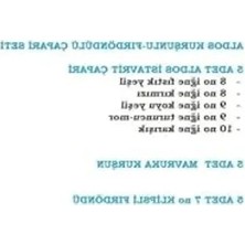 Larskas 5'li Çapari Seti, Kurşunlu Fırdöndülü, Istavrit Avı Için