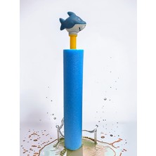Limmy Figürlü Köpük Su Pompası Oyuncağı (45 Cm) - Köpekbalığı - Mavi