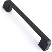 Larskas BADEM10 10 Adet Gölcük Siyah 160 mm Çekmece Dolap Kulpu Mutfak Kulbu Dolabı Kulpları Metal Kulp Mobilya