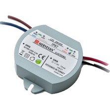Mervesan 700MA 20W 3-28V Sabit Akım Dairesel Ac/dc Smps LED Driver MSD-20Y-700