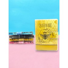 Limmy Queen Bee A7 Not Defteri , Çıt Çıtlı Cep Defteri - Sarı