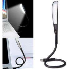 Sepet Dolusu® USB Girişli 14 Ledli 3 Kademeli Dokunmatik Masa/kitap Okuma Lambası Ledi Siyah