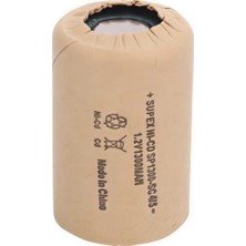 Supex SP1300-SC4/5 1.2V 1300MAH Karton Kaplama Şarjlı Matkap Pili