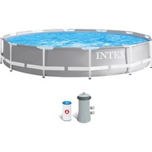Larskas Intex 26712 366X76CM Premium Prefabrik Havuz Seti 220V Filtreli