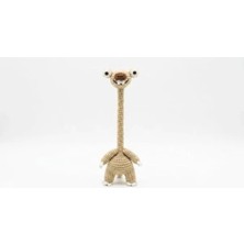 Larskas Uzun Boyunlu Amigurumi Karakter Süsü, %100 Pamuk ve Çok Amaçlı Kullanım