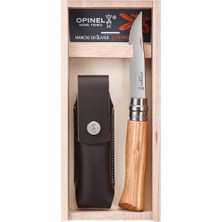 Larskas Inox Ahşap Kutulu & Kılıflı Zeytin Saplı Unisex, Kahverengi, Nr.8