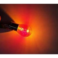 Larskas 2 Adet 12V PY21W 93 Tek Duy Yakın Tırnak Amber Diadem Chrome Ampul BAU15S