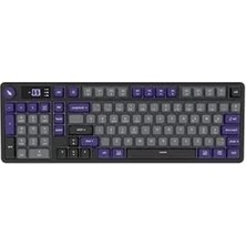 Larskas Kablosuz Gaming Klavye, Membran LCD Rgb Aydınlatma ile Modern Tasarım