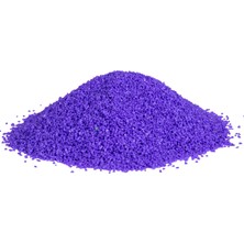 Herdekora Renkli Dekoratif Vazo Saksı Kumu Mor 1,8 Kg.