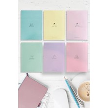 Larskas Kalın Karton Kapaklı A5 Defter Seti, 6'lı Paket