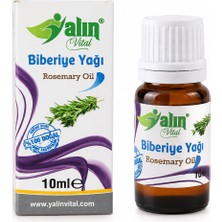 Yalın Vital Biberiye Yağı 10 ml | %100 Saf ve Doğal ( Cam Damlalık Hediyeli )