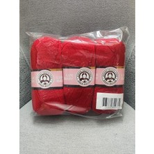 Ören Bayan Lux Baby Kırmızı El Örgü Ipi Art NO:3010 - Nm:3.4 - 100GR. 340MT. (3 Adet) - Renk: 033