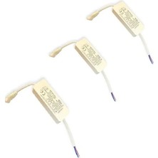 Larskas Panel LED Driver, 40-60W Uyumlu, 3'lü Set ile Pratik Güç Yönetimi