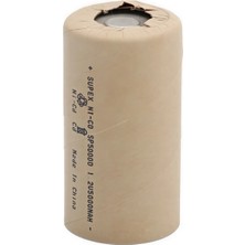 Supex SP5000D 1.2V 5000MAH Ni-Cd Kalın Şarjlı Pil