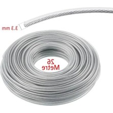 Larskas 3.3 mm Çim Ot Biçme Teli, 26 Metre Uzunlukta Güçlü Tasarım