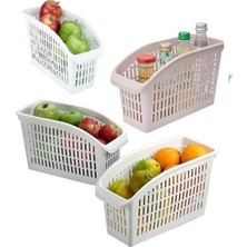 Larskas Beyaz Buzdolabı Düzenleyici - 4’lü Set