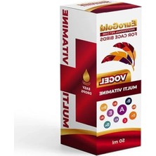 Larskas 50ML Multi Vitamin Damla, Kuşlar Için Besleyici Takviye