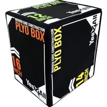 Larskas YES4ALL Antrenman Için Yumuşak Köpükten Plyo Kutusu, Crossfit, Mma, Piyometrik Antrenman Için – 3'ü 1 Arada Ahşap Çekirdekli Zıplama Kutusu