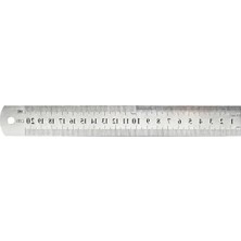 Larskas 20 cm Uzunluğunda Çelik Cetvel, Ofis Kullanımına Uygun