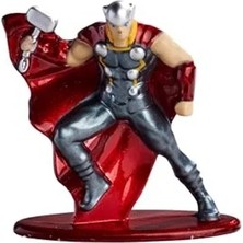 Larskas Jada Toys Marvel Avengers Figürleri (6 Adet) - Diorama Seti, 6 Metal Nano Koleksiyon Figürü (Captain America, Iron Man, Hulk, Hawkeye, Thor & Black Widow) 3 Yaşından Büyük Hayranlar ve Koleksiyoncular