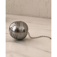 Marys Concept 2’li Metal Top Çay Süzgeci Zincirli Bitki Çayı Demleme Süzgeci