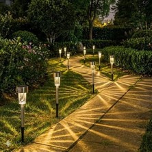 Larskas 10'lu Güneş Enerjili LED Bahçe Aydınlatması, Dekoratif ve Enerji Tasarruflu