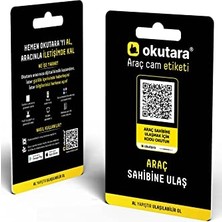 Larskas Araç, Otomobil, Araba Cam Etiketi Numaratör (Qr Kimlik)