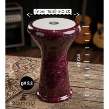 Larskas Vişne Kırçıllı Mısır Çömlek Darbuka, Yüksek Kalite
