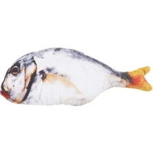 Larskas 20 cm Balık Şekilli Peluş Evcil Hayvan Oyuncağı, Eğlenceli Oyun