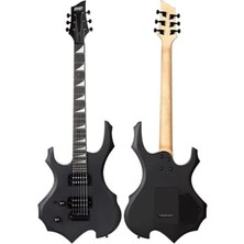 Larskas Masif Ağaç Üst Seviye Elektro Gitar Seti, Profesyonel Aksesuarlar ile