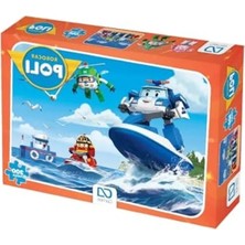 Larskas 200 Parça Robocar Poli Temalı Çocuk Puzzle Seti