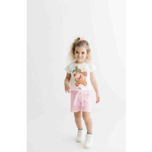 Dream Fashion Minnie Mouse Lisanslı Kız Çocuk Şort Takım
