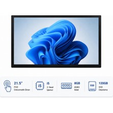 Grandstarr WP215M 21.5'' Fhd I5-3.nesil/8gb RAM/120GB SSD Dokunmatik Panel Pc