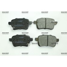 Maher BZT OPEL CORSA E 2014= / ADAM 2014=; ARKA FREN BALATASI (15 JANT) 1605285