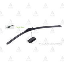 Maher Silecek Süpürgesi Tek Tip Retrofit Üniversal 24 Muz (600MM) 11418
