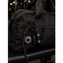 Fitness Charm Anahtarlık | Dambıl, Ağırlık Plakası ve Shaker Figürlü Spor Çantası Süsü