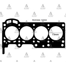 Maher Silindir Kapak Contasi Yaris 06-11 1.3 2sz-Fe / Sirion / Yrv / Terios 1.3 Çelik 11115-23042