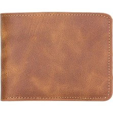 AyrStore Buğz Pier Deri Erkek Cüzdan TN11 Taba