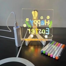Larskas LED Işıklı Çizim Panosu, Silinebilir Not Tahtası