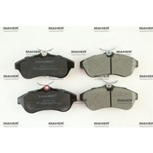 Maher BZT CITROEN C3 2002-2009 / C2 2003-2009; ÖN FREN BALATASI (UZUNLUK 128.7MM) 425237
