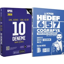 Pegem Akademi Yayıncılık Hedef 657 Coğrafya 18 Deneme - Kpss Genel Yetenek Genel Kültür 10 Deneme