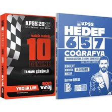 Yediiklim Yayınları Hedef 657 Coğrafya 18 Deneme - 2026 Kpss Son Viraj Serisi Çözümlü 10 Fasikül Deneme