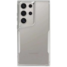 Sepetopia Samsung Galaxy S25 Ultra Kılıf Boyi Silikon Kapak - Gümüş