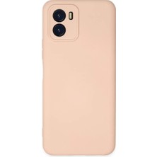 Sepetopia Vivo Y15S Kılıf Nano Içi Kadife Silikon - Pudra