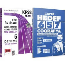 Yargı Yayınevi Hedef 657 Coğrafya 18 Deneme - 2026 Kpss Lise Ön Lisans 5 Deneme