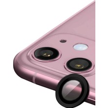 Sepetopia Apple iPhone 11 Raze Metal Kamera Lens - Siyah