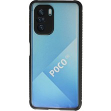 Sepetopia Xiaomi Poco F3 Kılıf Miami Şeffaf Silikon - Siyah